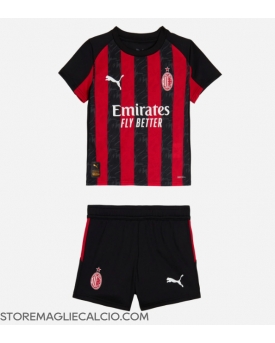 AC Milan Maglia Gara Casa Repliche 2025-26 Bambino